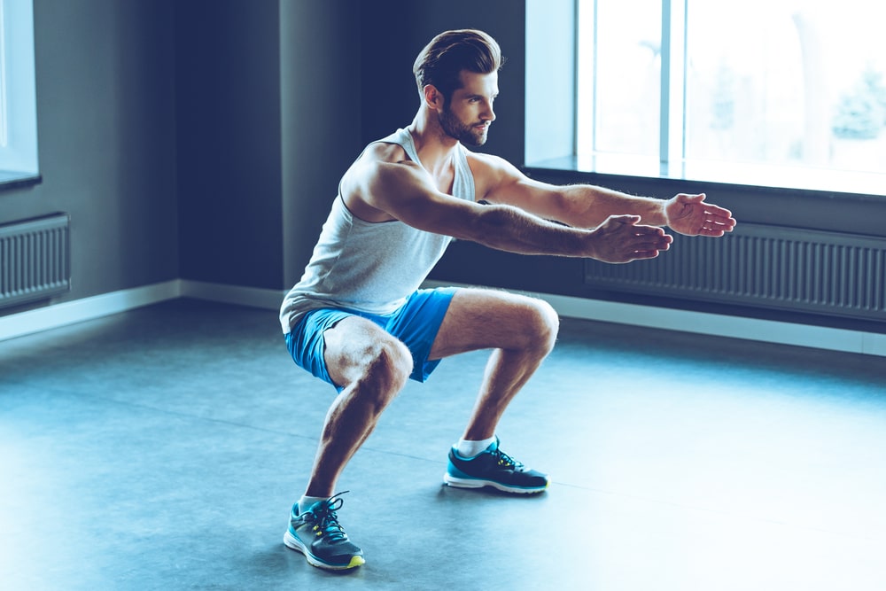 squats for one punch man workout
